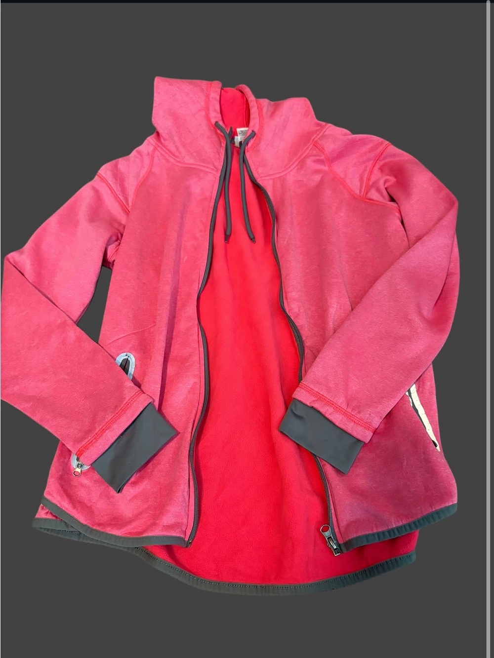 Avia Pink Fleece-Lined Utility Jacket